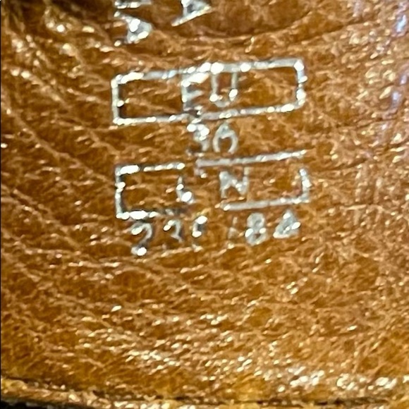 NWOB ZARA WOMAN brown leather studded ankle combat boots, size 8 - Picture 10 of 11